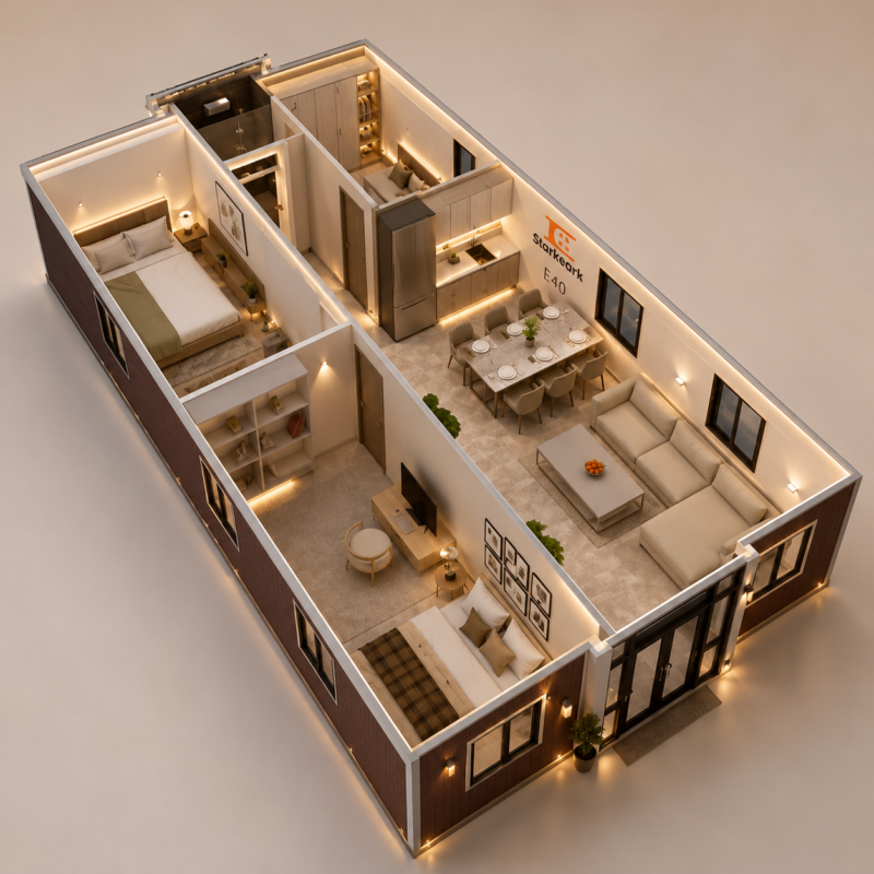 starkeark Expandable Container House E40