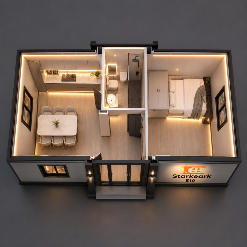 3D图 starkeark Expandable Container House E10