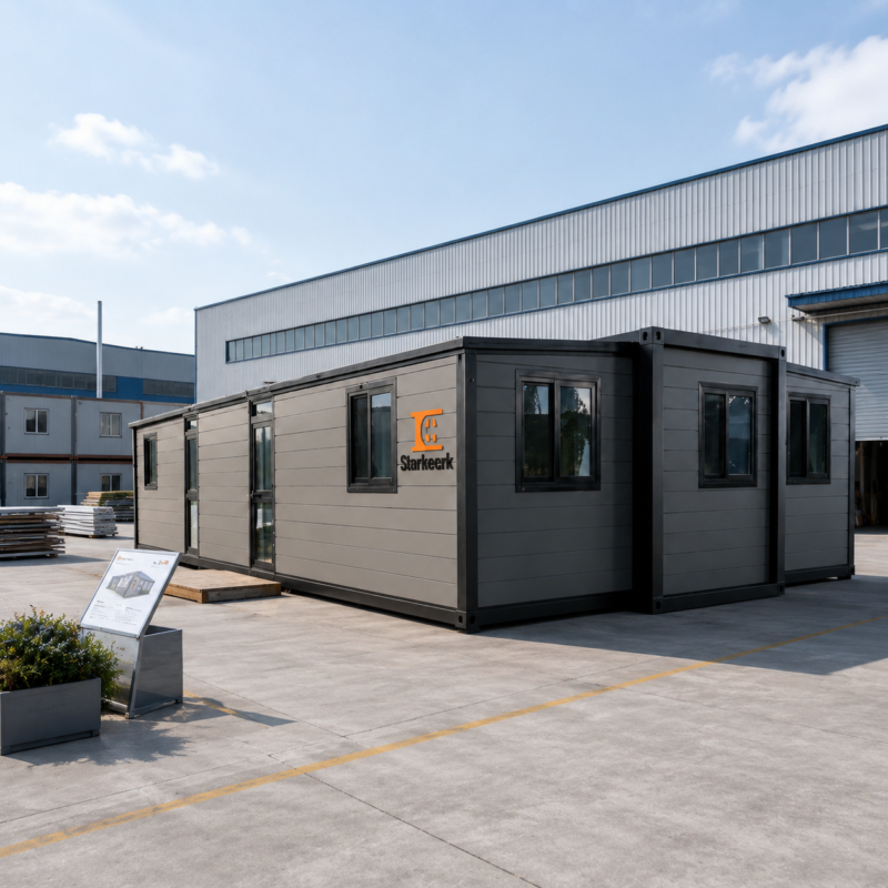 ChatGPT Image 2026年5月15日 23_59_12 (1) Expandable Container House exterior view for campsites, construction sites, and temporary housing