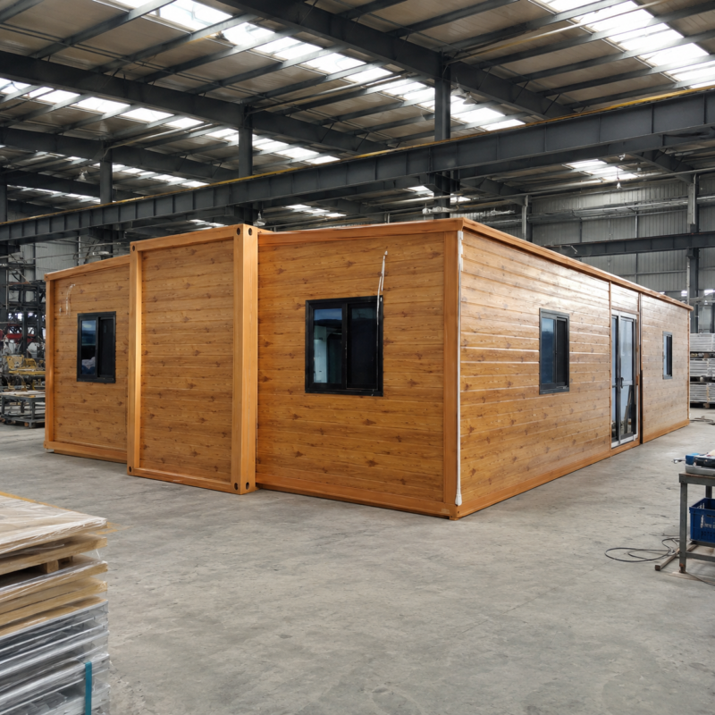 ChatGPT Image 2026年5月16日 13_35_57 (4) Expandable Container House exterior view for campsites, construction sites, and temporary housing