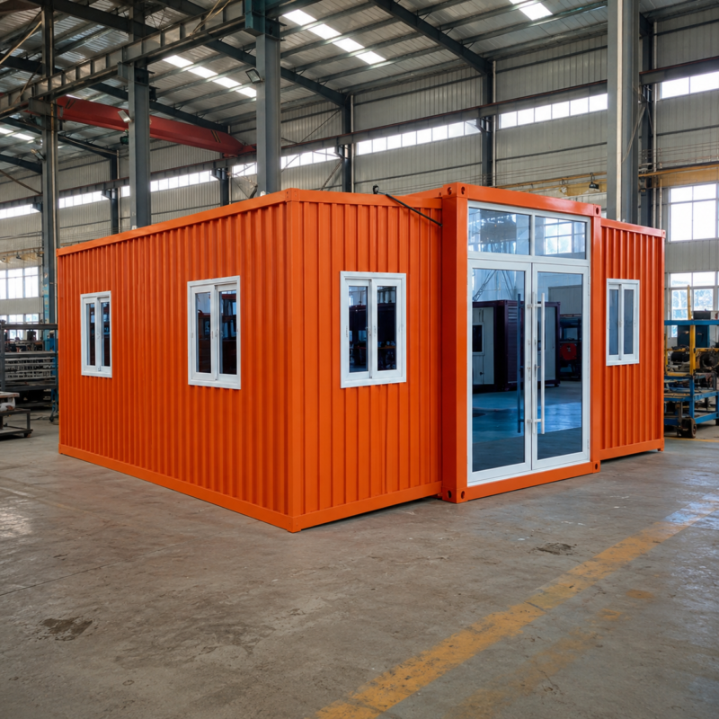ChatGPT Image 2026年5月16日 13_51_26 (6) Expandable Container House exterior view for campsites, construction sites, and temporary housing