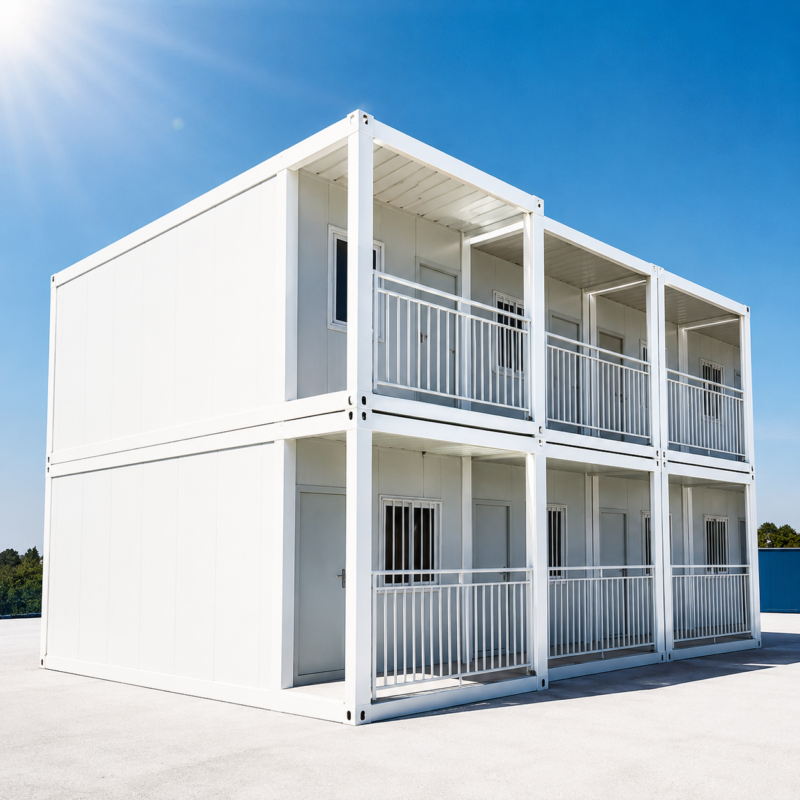 ChatGPT Image 2026年5月16日 17_56_41 (4) Z Foldable Container House exterior view for temporary housing and campsites