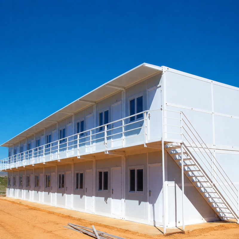 ChatGPT Image 2026年5月16日 17_56_42 (6) Z Foldable Container House exterior view for temporary housing and campsites