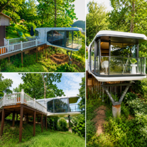 space capsule house for resort and campsite project