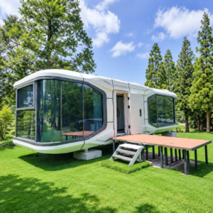 space capsule house for resort and campsite project