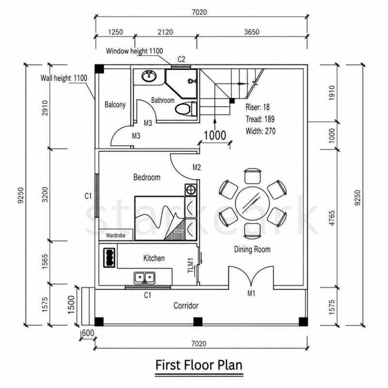 ChatGPT Image 2026年5月28日 10_58_27 (1) Floor plan of four storey light steel villa