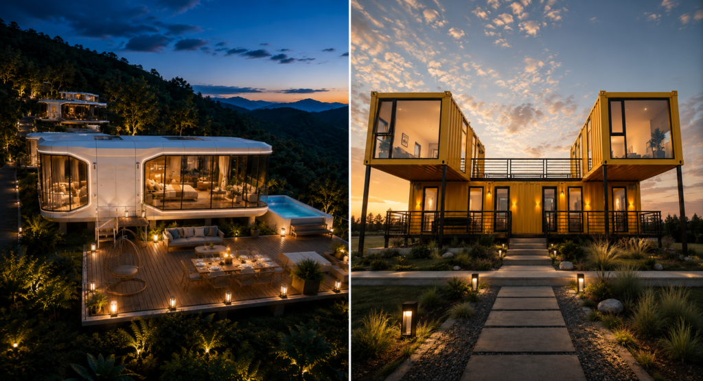 Space Capsule House vs Container House: Which Is Better for Your Project?