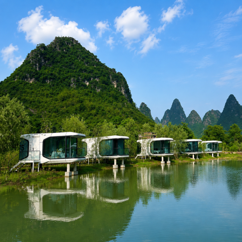 ChatGPT Image 2026年6月9日 11_25_33 (4) Prefab space capsule house project for resort, campsite and Airbnb rental
